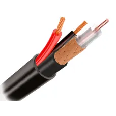 КВК-П 2х0.75 (outdoor). Кабель комбинированный для систем видеонаблюдения. Optimus