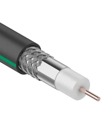 SAT 703 B, Cu/Al/Al, 75%, 75 Ом, 100 м, черный OUTDOOR. PROconnect. (01-2436-1). Кабель коаксиальный радиочастотный. PROCONNECT в Петрозаводске