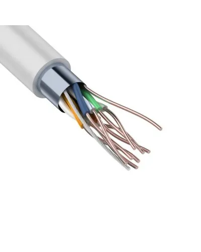 F/UTP, CAT 5e, ZH нг(А)-HF, 4PR, 24AWG, INDOOR, SOLID 305 м (01-0169). Кабель «витая пара» (LAN) для структурированных систем связи. Rexant в Петрозаводске