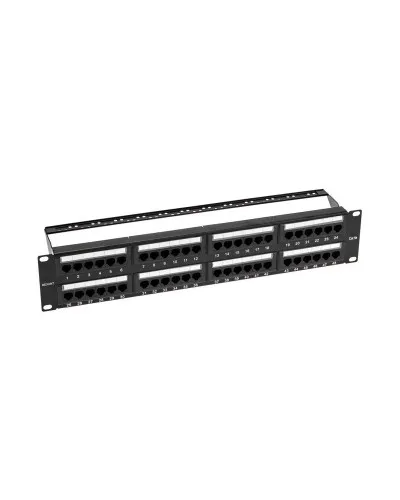 Панель коммутационная с кабельными органайзерами 19", 2U, 48 портов, UTP, RJ-45, CAT 5e REXANT PRO (02-0032): Патч-панель 19" в Петрозаводске