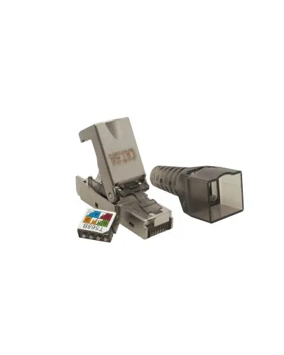 Коннектор 8P8C STP 6A (RJ-45) безынструментальный (10-0240). Разъем RJ-45. SUPRLAN в Петрозаводске