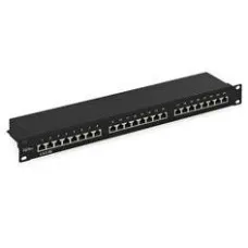 Патч-панель 19", 24хRJ-45, FTP, Cat.5e, 1U (10-0402): Патч-панель 19''