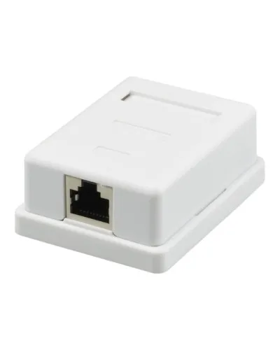 Розетка настенная RJ-45, 8P8C, Cat.5e, 1 порт FTP (10-0354). Компьютерная розетка. SUPRLAN в Петрозаводске