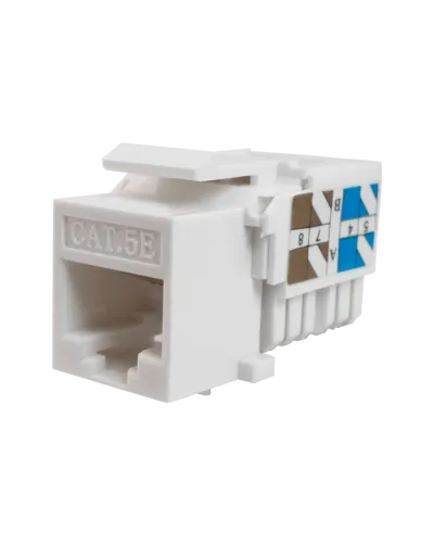 Модуль-вставка Keystone Кат5е, инстр.зад, белый UTP (10-0313): Вставка Keystone Jack RJ-45 в Петрозаводске