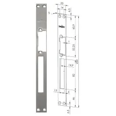 ST-SL502SP. Запорная планка длинная. Smartec