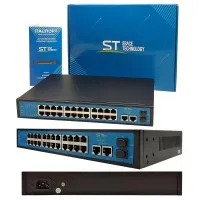 ST-S242POE (версия 2). Сетевой PoE коммутатор . Space Technology