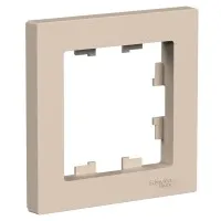 AtlasDesign рамка 1-местная, песочный (ATN001201). Рамка. Systeme Electric