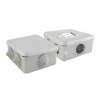 Коробка ОП 100х100х50мм, крышка, IP55, 6 вх. (SQ1401-1255). Распаячная коробка. TDM ЕLECTRIC