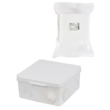Коробка ОП 100х100х55мм, крышка, IP54, 8вх. (SQ1401-0513). Распаячная коробка. TDM ЕLECTRIC