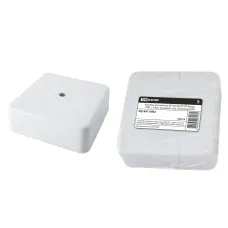 Коробка КР 50х50х20 ОП белая, IP40, с клеммной колодкой (SQ1401-0902). Распаячная коробка. TDM ЕLECTRIC