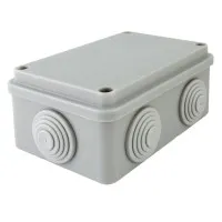 Коробка ОП 120х80х50мм, крышка, IP55, 6 вх (SQ1401-0105). Распаячная коробка. TDM ЕLECTRIC