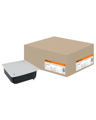 Распаячная коробка СП 115х115х45мм, крышка, метал. лапки, IP20, TDM (SQ1403-0008). Распаячная коробка СП. TDM ЕLECTRIC в Петрозаводске