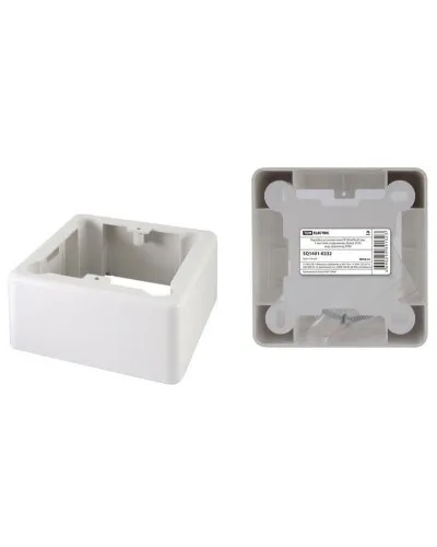 Коробка установочная ОП 85х85х42мм, 1-местная, подъемная, белая, IP20 TDM (SQ1401-0232). Коробка установочная ОП. TDM ЕLECTRIC в Петрозаводске