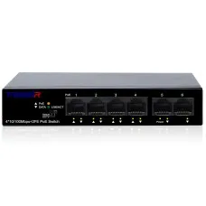 TR-NS1106-60-4POE. Коммутатор с PoE. Trassir
