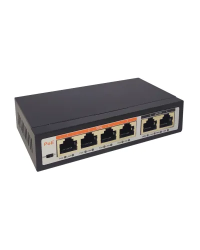 TI-204P, SIP коммутатор. Коммутатор с питанием по PoE. True-IP в Петрозаводске