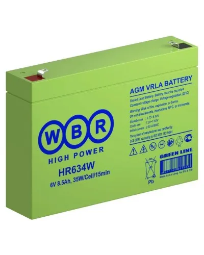 WBR HR634W. Аккумулятор герметичный свинцово-кислотный. WBR в Петрозаводске