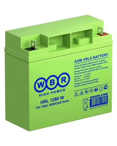 WBR HRL1280W. Аккумулятор герметичный свинцово-кислотный. WBR в Петрозаводске