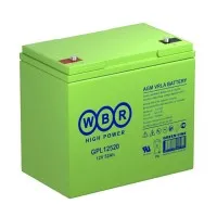 WBR GPL12520. Аккумулятор герметичный свинцово-кислотный. WBR