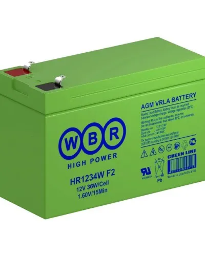 WBR HR1234W F2. Аккумулятор герметичный свинцово-кислотный. WBR в Петрозаводске
