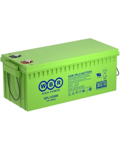 WBR GPL122000. Аккумулятор герметичный свинцово-кислотный. WBR в Петрозаводске