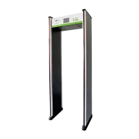ZK-D3180S (TD). Металлодетектор арочный с функцией измерения температуры тела. ZKTeco