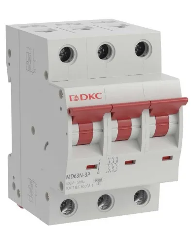 YON max MD63N 3P 25А 6кА C (MD63N-3PC25). Автоматический выключатель. ДКС в Петрозаводске