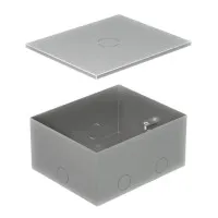 Коробка металлическая с крышкой для заливки в пол BOX/4 (70141): Коробка металлическая с крышкой для заливки в пол 159,6х133,6х75 мм, для люков 70040