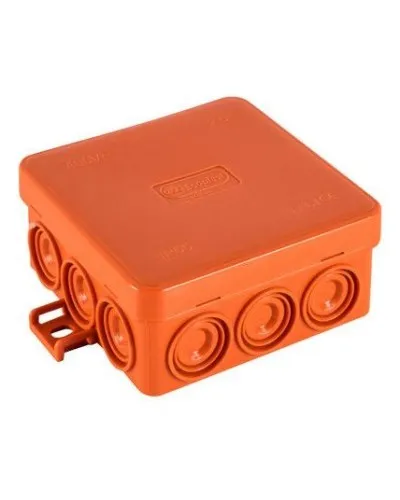 Коробка JBL085 85х85х38, 12 вых., 2P (0,15...4мм²) (43455HF). Коробка монтажная, огнестойкая, без галогена. Экопласт в Петрозаводске
