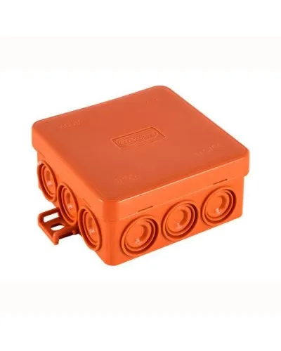 Коробка JBL085 85х85х38, 12 вых., 5P (0,15...2,5мм²) (43165HF). Коробка монтажная, огнестойкая, без галогена. Экопласт в Петрозаводске