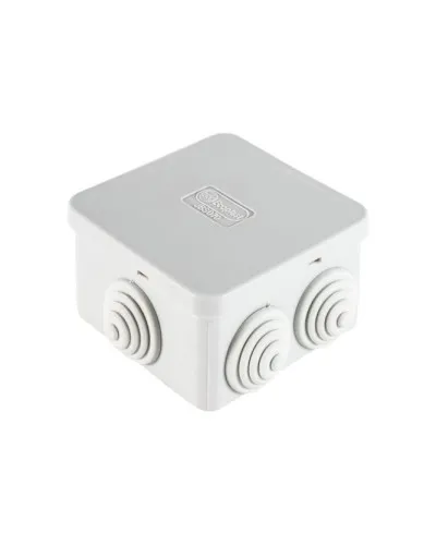 Коробка JBS070 70х70х40, 6 вых., IP44, белая (44056W-1). Коробка монтажная. Экопласт в Петрозаводске