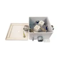 КМ-О (6к)-IP66-120х120, три ввода: Коробка монтажная огнестойкая