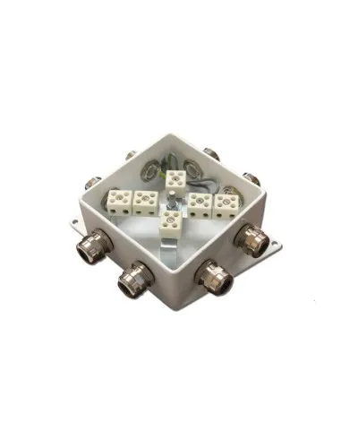 КМ-О (12к*6,0)-IP66-120х120, семь вводов: Коробка монтажная огнестойкая в Петрозаводске