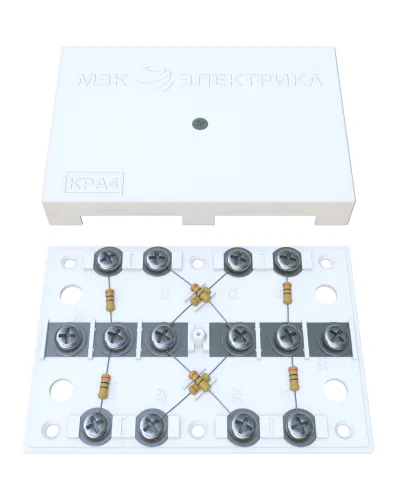 KRA-4 300 Om white (MEC42103). Коробка на 4 абонента. МЭК-Электрика в Петрозаводске