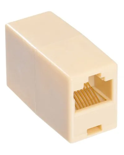 RJ-45 (розетка)-RJ-45 (розетка) (бежевый): Разъем распределительный в Петрозаводске