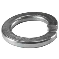 Шайба гровер оцинкованная М10 (DIN 127) (500 шт) (PR08.2383). Шайба гровер оцинкованная. Промрукав