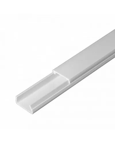 Короб 20х10 (Промрукав) (PR.0325203). Кабель-канал с двойным замком белый 20х10. Промрукав в Петрозаводске