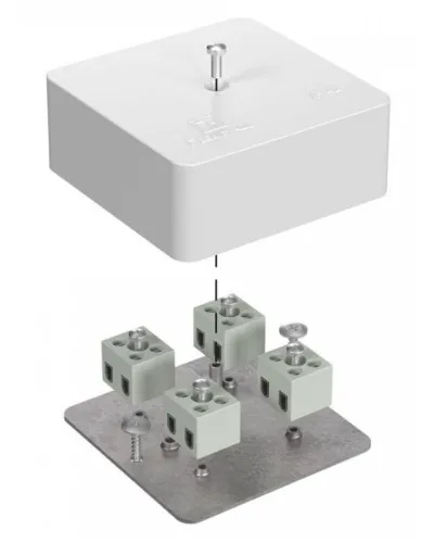 Коробка огнестойкая 75х75х30 (40-0450-FR2.5-8). Коробка огнестойкая для открытой установки. Промрукав в Петрозаводске