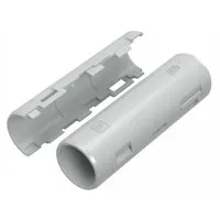 Муфта разборная D20 атмосферостойкая серая (PR13.0430). Муфта разборная. Промрукав