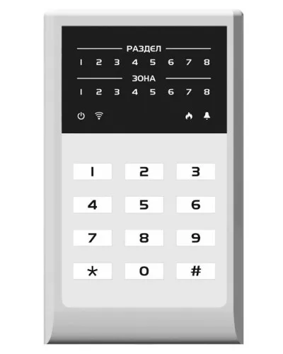 МИРАЖ-КД-04 (grey). Кнопочная кодовая панель. Стелс НПП в Петрозаводске